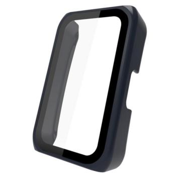 Műanyag óra keret + kijelzővédő üveg (közepesen ütésálló) SÖTÉTKÉK Huawei Band 6, Honor Band 6 kép