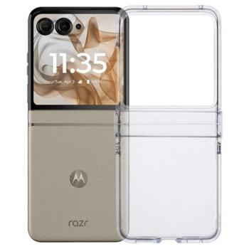 Műanyag telefonvédő ÁTLÁTSZÓ Motorola Razr 50 5G kép