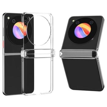 Műanyag telefonvédő ÁTLÁTSZÓ ZTE nubia Flip kép
