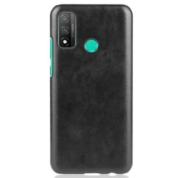 Műanyag telefonvédő (bőr hatású) FEKETE Huawei P Smart (2020) kép