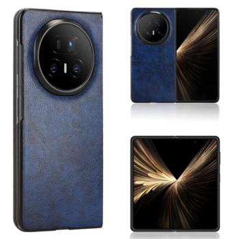 Műanyag telefonvédő (bőr hatású hátlap) SÖTÉTKÉK Honor Magic V5 kép