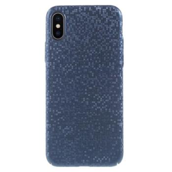 Műanyag telefonvédő (csillogó, mozaik minta) KÉK Apple iPhone XS 5.8, Apple iPhone X 5.8 kép