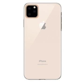 Műanyag telefonvédő (gumírozott) ÁTLÁTSZÓ Apple iPhone 11 kép