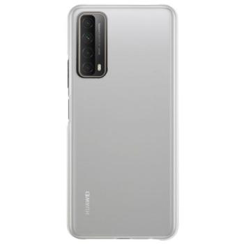 Műanyag telefonvédő (gumírozott) ÁTLÁTSZÓ Huawei P Smart (2021) kép