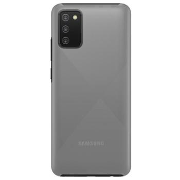 Műanyag telefonvédő (gumírozott) ÁTLÁTSZÓ Samsung Galaxy A02s (SM-A025F) kép