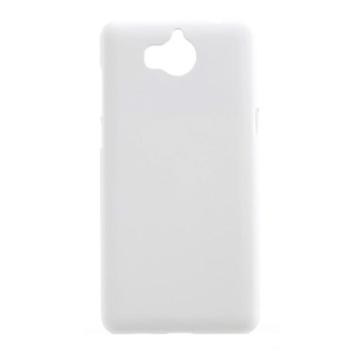 Műanyag telefonvédő (gumírozott) FEHÉR Huawei Y6 (2017), Huawei Y5 (2017) kép
