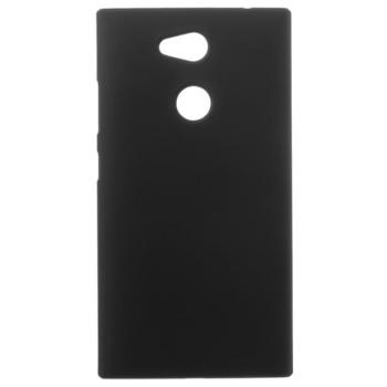 Műanyag telefonvédő (gumírozott) FEKETE Sony Xperia L2 (H4311) kép