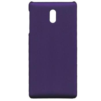 Műanyag telefonvédő (gumírozott) LILA Nokia 3 kép