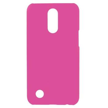 Műanyag telefonvédő (gumírozott) RÓZSASZÍN LG K10 (2017) M250n kép