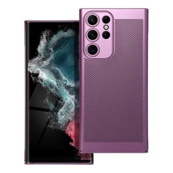 Műanyag telefonvédő (légáteresztő, lyukacsos, kameravédő) LILA Samsung Galaxy S25 Ultra (SM-S938) kép