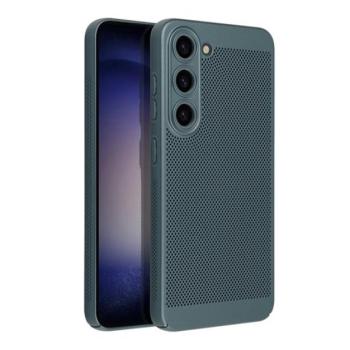 Műanyag telefonvédő (légáteresztő, lyukacsos, kameravédő) SÖTÉTZÖLD Samsung Galaxy A15 5G (SM-A156), Galaxy A15 (SM-A155) kép