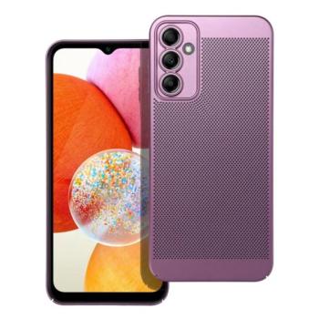 Műanyag telefonvédő (légáteresztő, lyukacsos minta, kamera védelem) LILA Samsung Galaxy A14 5G (SM-A146), Samsung Galaxy A14 4G (SM-A145) kép