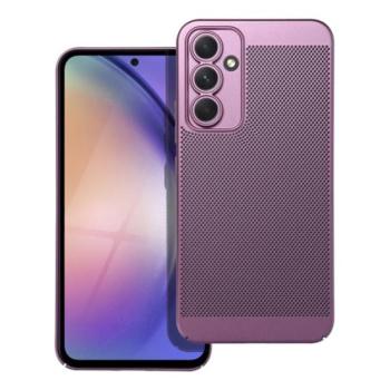Műanyag telefonvédő (légáteresztő, lyukacsos minta, kamera védelem) LILA Samsung Galaxy A54 5G (SM-A546) kép