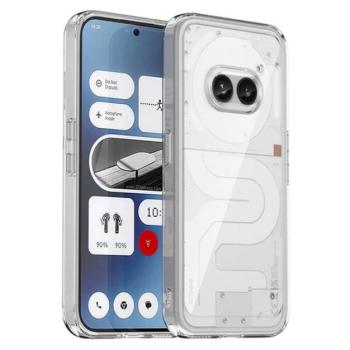 Műanyag telefonvédő (szilikon keret, ütésállóság, átlátszó hátlap) ÁTLÁTSZÓ Nothing Phone (2a) kép