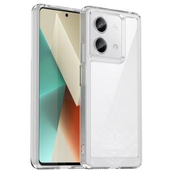 Műanyag telefonvédő (szilikon keret, ütésállóság, átlátszó hátlap) ÁTLÁTSZÓ Xiaomi Redmi Note 13 5G kép