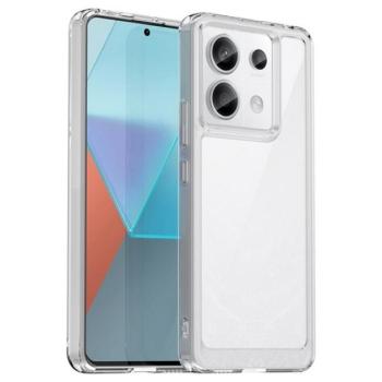Műanyag telefonvédő (szilikon keret, ütésállóság, átlátszó hátlap) ÁTLÁTSZÓ Xiaomi Redmi Note 13 Pro 5G kép