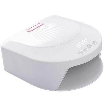 Műkörmös UV lámpa, 48 LED-es, 192W, akkumulátoros, érintés vezérlés, külső akkumulátor funkció, Blueque BQ-V18, fehér kép