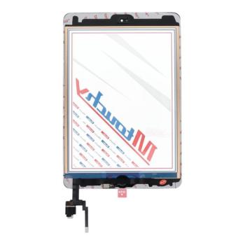 MUSTTBY érintőképernyő + ragasztócsík + Home gomb iPad Mini 3 - fekete kép