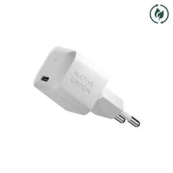 Native Union Fast GaN hálózati gyorstöltő, PD 30W, USB-C, fehér kép