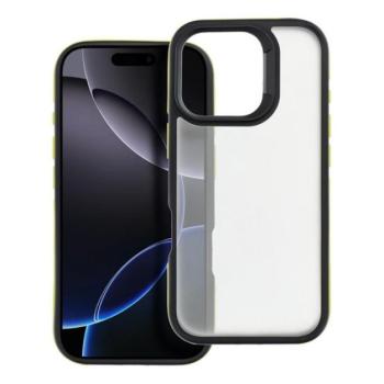 Neo iPhone 16 Pro kemény hátlap tok, átlátszó/sárga kép