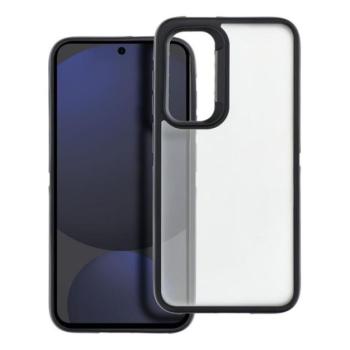 Neo Samsung Galaxy A15 5G / A15 4G kemény hátlap tok, átlátszó/fekete kép