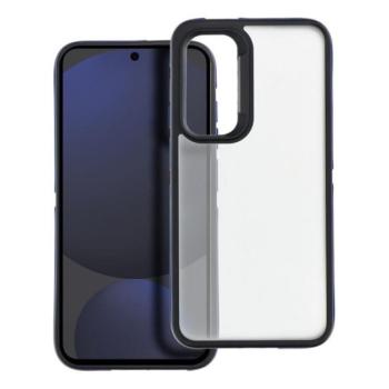 Neo Samsung Galaxy A15 5G / A15 4G kemény hátlap tok, átlátszó/kék kép
