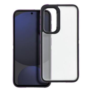 Neo Samsung Galaxy A15 5G / A15 4G kemény hátlap tok, átlátszó/lila kép
