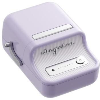 Niimbot B21 Pro vezeték nélküli hordozható címkenyomtató, lila kép