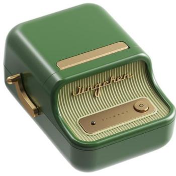 Niimbot B21 Pro vezeték nélküli hordozható címkenyomtató, sötétzöld kép