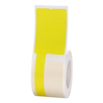 Niimbot öntapadós hő / thermo matrica, 25x38+40, 100 db, sárga kép