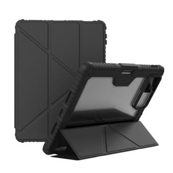 Nillkin Bumper Pro Samsung Galaxy Tab S10 FE oldalra nyíló tok kitámasztóval, fekete kép