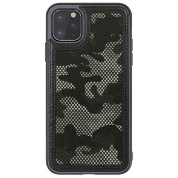 NILLKIN CAMO műanyag telefonvédő (bőr hatású, kamera védelem, terep minta) FEKETE Apple iPhone 11 Pro kép