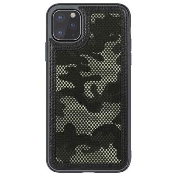 NILLKIN CAMO műanyag telefonvédő (bőr hatású, kamera védelem, terep minta) FEKETE Apple iPhone 12 Pro Max kép