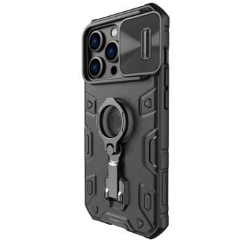 Nillkin CamShield Armor Pro Apple iPhone 14 Pro MagSafe műanyag hátlap tok, fekete kép