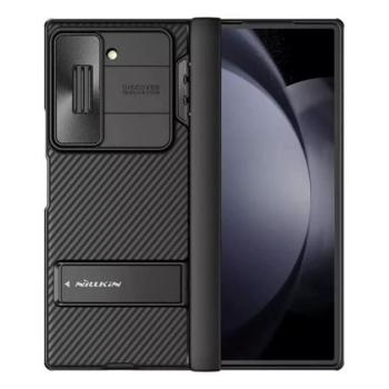 NILLKIN CAMSHIELD FOLD szilikon telefonvédő (ütésállóság, kameravédő, kitámasztó) FEKETE Samsung Galaxy Z Fold6 5G (SM-F956) kép