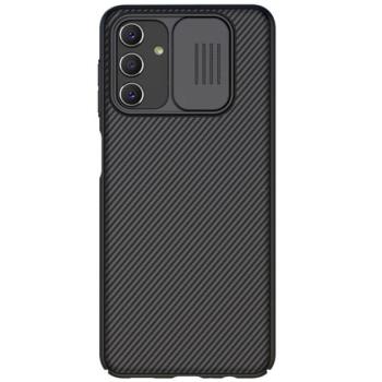 NILLKIN CAMSHIELD műanyag telefonvédő (szilikon keret, közepesen ütésálló, kamera védelem, csíkos) FEKETE Samsung Galaxy A13 5G (SM-A136), Samsung Galaxy A04s (SM-A047F) kép