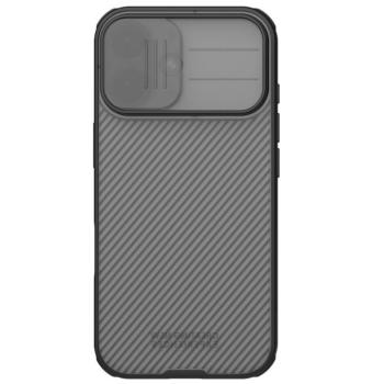 Nillkin CamShield Pro Apple iPhone 17 műanyag hátlap tok, átlátszó-fekete kép