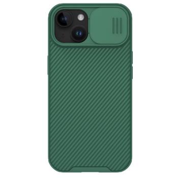 Nillkin CamShield Pro mágneses tok iPhone 15 Plus kamera védőtok - zöld kép