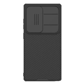 NILLKIN CAMSHIELD PRO MAGNETIC műanyag telefonvédő (ütésállóság, kameravédő, mágneses, csíkos) FEKETE Samsung Galaxy S25 Ultra (SM-S938) kép