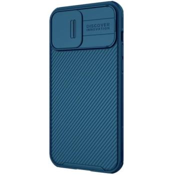NILLKIN CAMSHIELD PRO műanyag telefonvédő (szilikon keret, közepesen ütésálló, kamera védelem, csíkos minta) SÖTÉTKÉK Apple iPhone 14 Plus kép