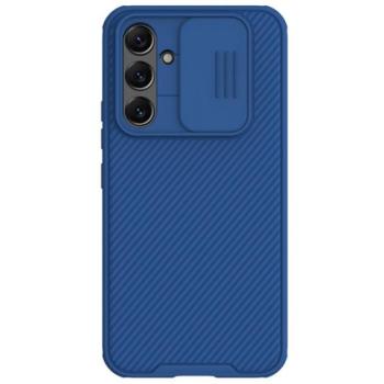 NILLKIN CAMSHIELD PRO műanyag telefonvédő (szilikon keret, közepesen ütésálló, kamera védelem, csíkos minta) SÖTÉTKÉK Samsung Galaxy A54 5G (SM-A546) kép