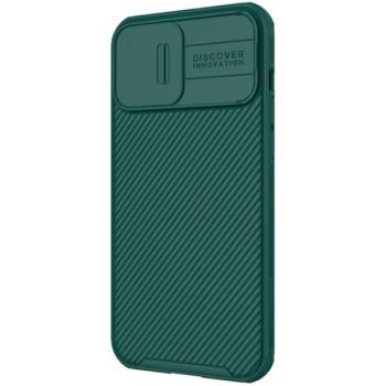 NILLKIN CAMSHIELD PRO műanyag telefonvédő (szilikon keret, közepesen ütésálló, kamera védelem, csíkos minta) SÖTÉTZÖLD Apple iPhone 14 Pro Max kép