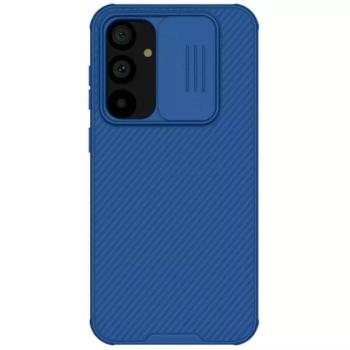 NILLKIN CAMSHIELD PRO műanyag telefonvédő (szilikon keret, ütésállóság, kameravédő, csíkos) SÖTÉTKÉK Samsung Galaxy S23 FE (SM-S711) kép