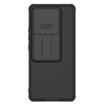 NILLKIN CAMSHIELD PRO szilikon telefonvédő (ütésállóság, kameravédő, csíkos) FEKETE Xiaomi 14T Pro 5G kép