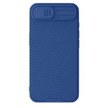 NILLKIN CAMSHIELD PRO szilikon telefonvédő (ütésállóság, kameravédő, csíkos) SÖTÉTKÉK Apple iPhone 16e kép