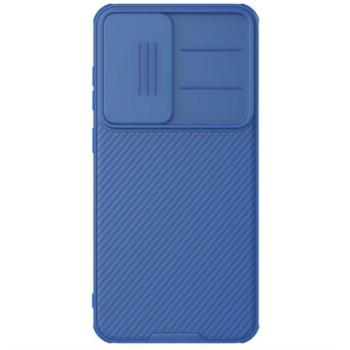 NILLKIN CAMSHIELD PRO szilikon telefonvédő (ütésállóság, kameravédő, csíkos) SÖTÉTKÉK Samsung Galaxy S25 Plus (SM-S936) kép
