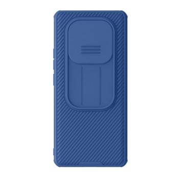 NILLKIN CAMSHIELD PRO szilikon telefonvédő (ütésállóság, kameravédő, csíkos) SÖTÉTKÉK Xiaomi Redmi Note 14 Pro 5G kép