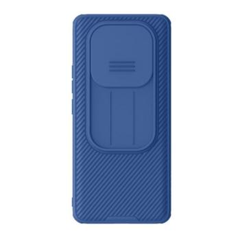 NILLKIN CAMSHIELD PRO szilikon telefonvédő (ütésállóság, kameravédő, csíkos) SÖTÉTKÉK Xiaomi Redmi Note 14 Pro Plus 5G kép