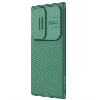 NILLKIN CAMSHIELD PRO szilikon telefonvédő (ütésállóság, kameravédő, csíkos) SÖTÉTZÖLD Samsung Galaxy S25 Ultra (SM-S938) kép