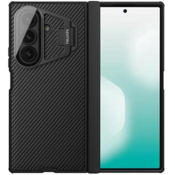 Nillkin CamShield Prop Magnetic Samsung Galaxy Z Fold 7 mágneses műanyag hátlap tok, fekete (átlátszó lencsevédővel) kép